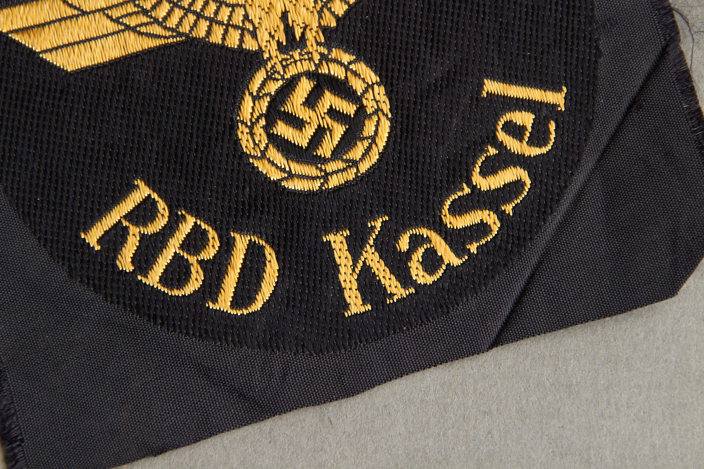 Reichsbahn "RBD Kassel" Sleeve Insignia. Original.