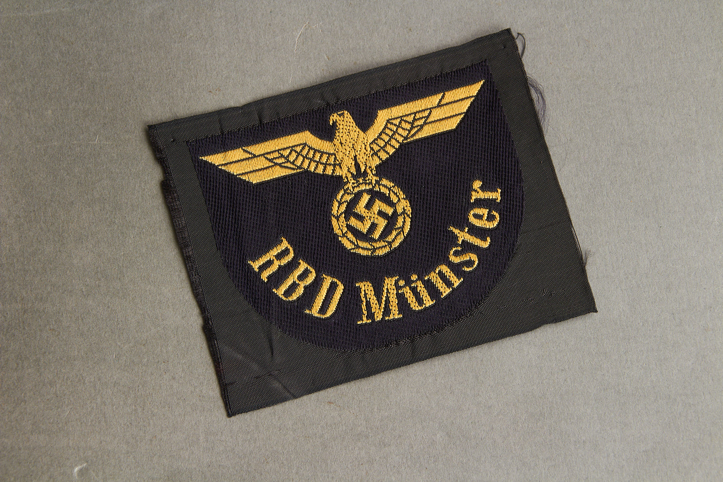 Reichsbahn "RBD Münster" Sleeve Insignia. Original.