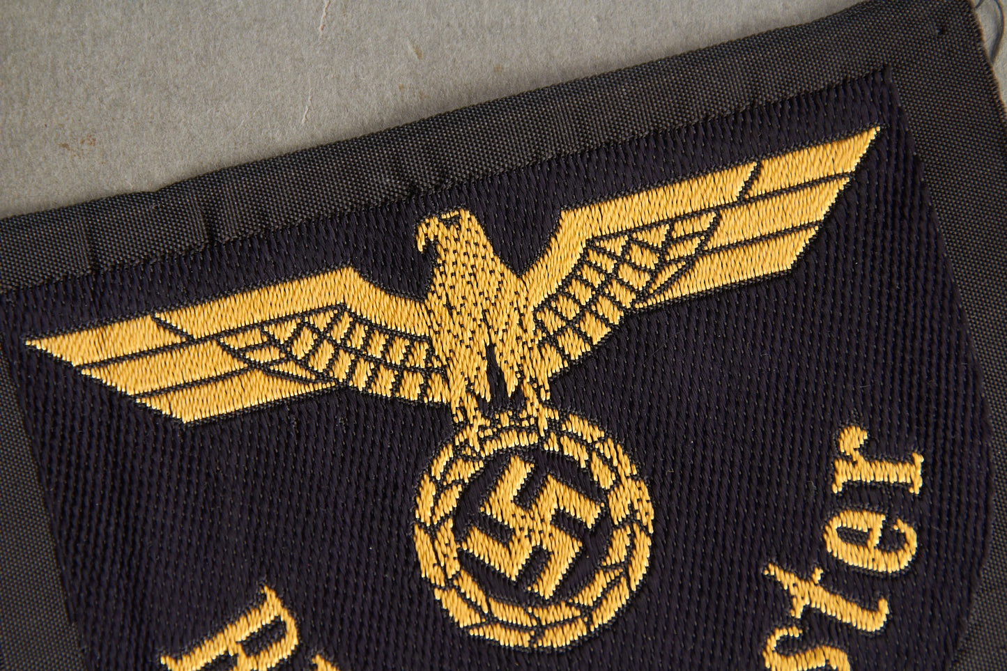 Reichsbahn "RBD Münster" Sleeve Insignia. Original.