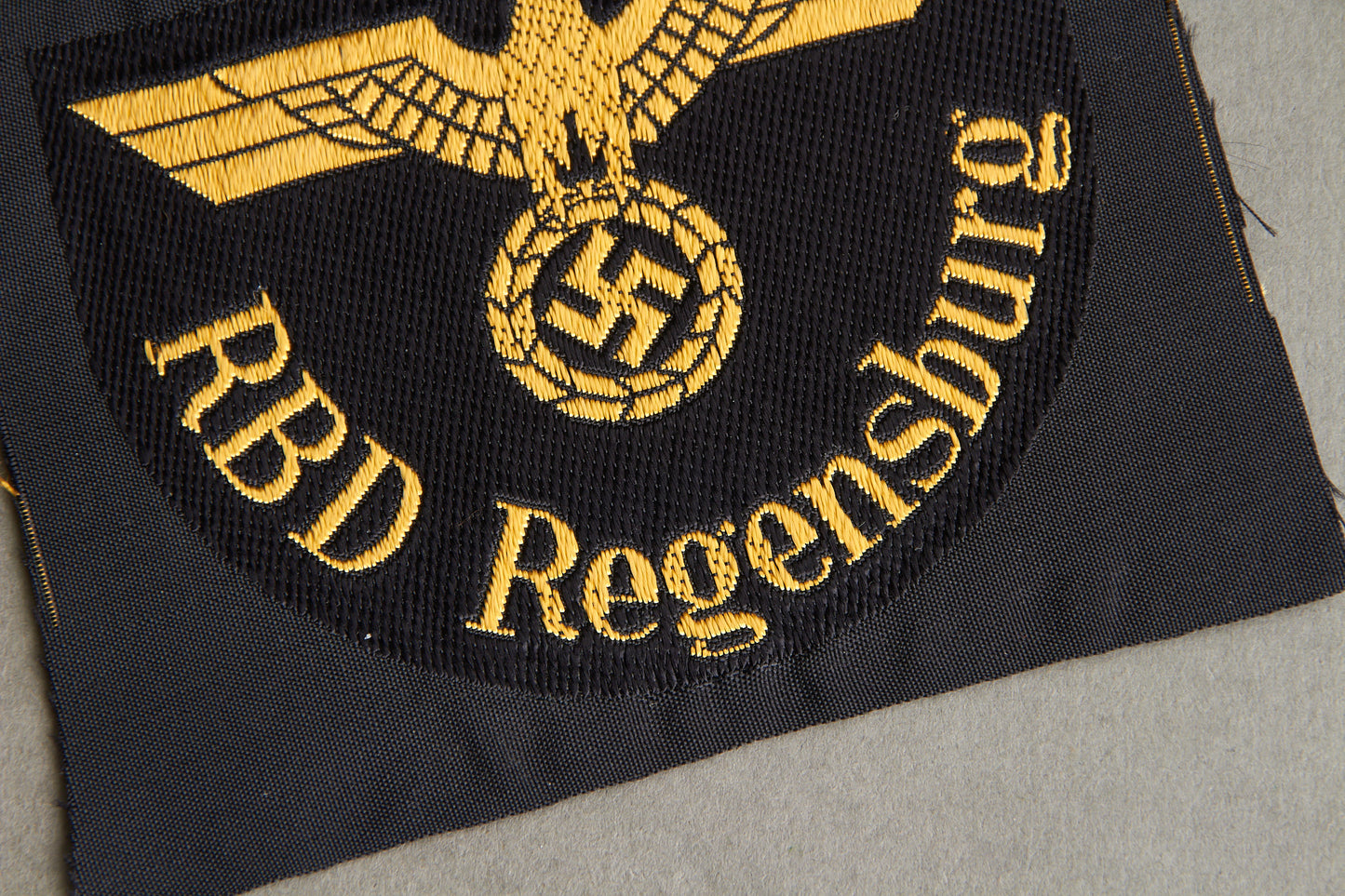 Reichsbahn "RBD Regensburg" Sleeve Insignia. Original.