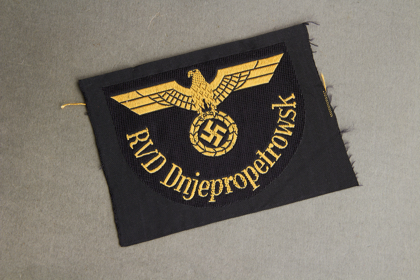 Reichsbahn "RVD Dnjepropetrowsk" Sleeve Insignia. Rare. Original.