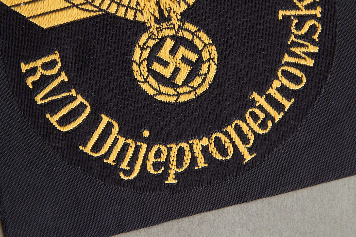 Reichsbahn "RVD Dnjepropetrowsk" Sleeve Insignia. Rare. Original.