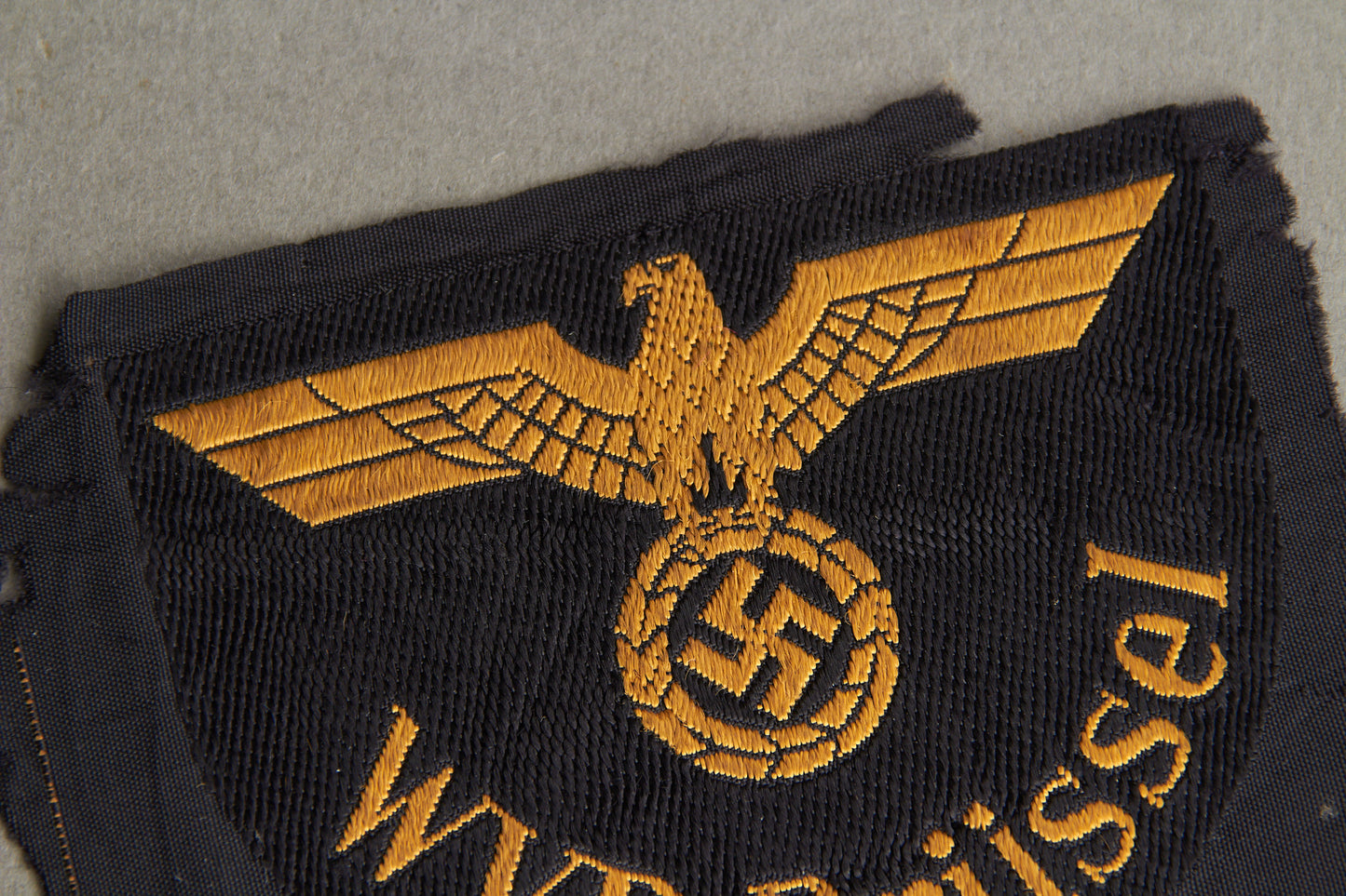 Reichsbahn "WVD Brüssel" Sleeve Insignia. Original.