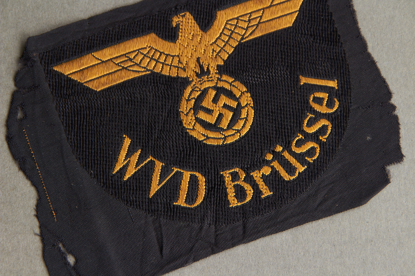 Reichsbahn "WVD Brüssel" Sleeve Insignia. Original.