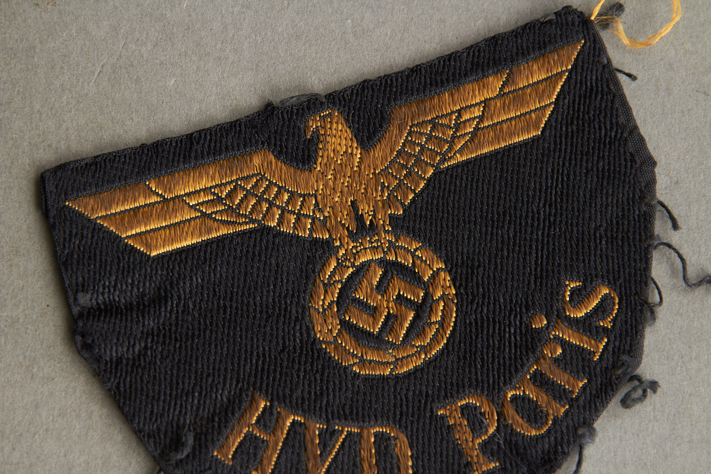 Reichsbahn "HVD Paris" Sleeve Insignia. Rare. Original.