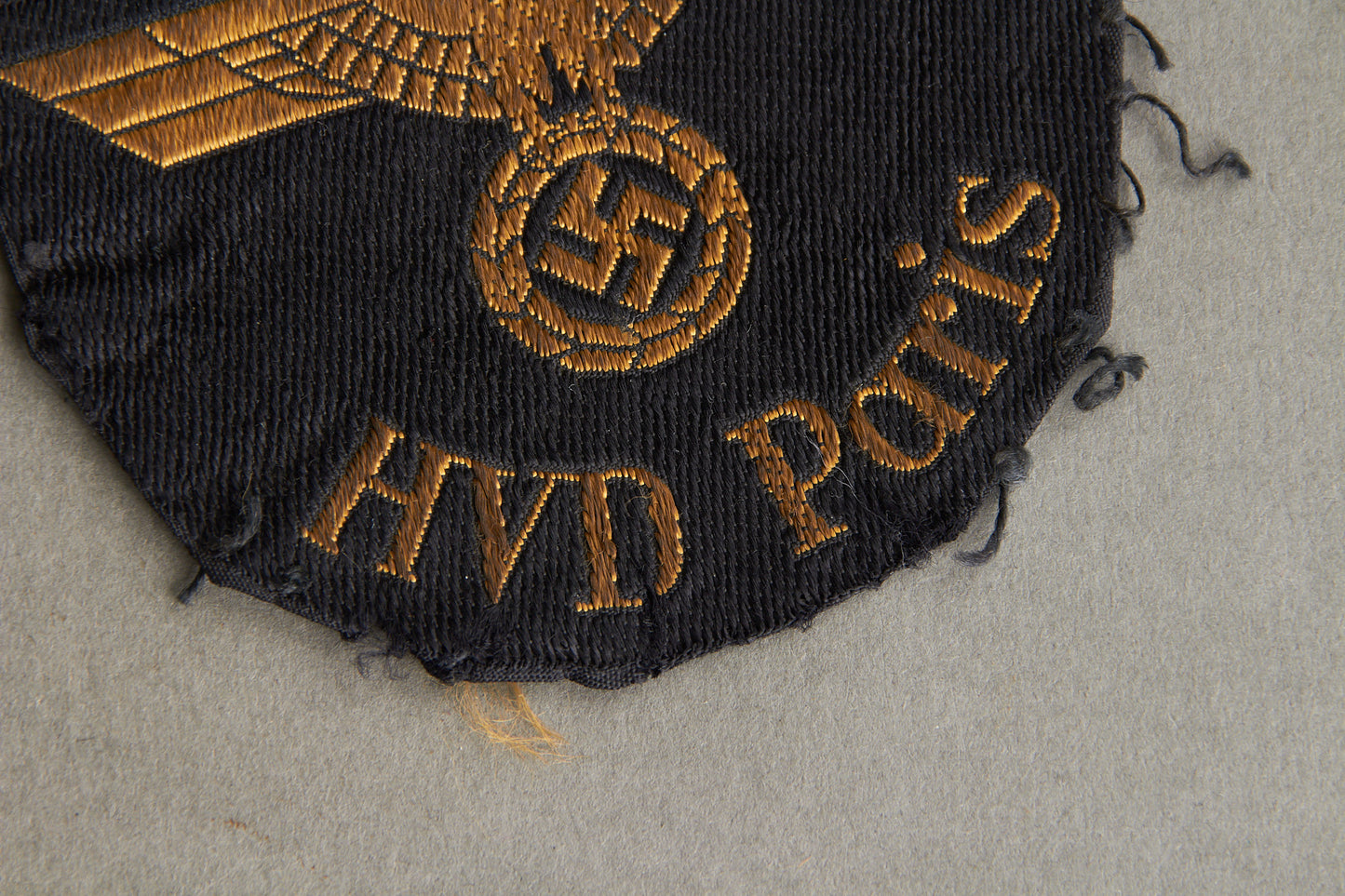 Reichsbahn "HVD Paris" Sleeve Insignia. Rare. Original.
