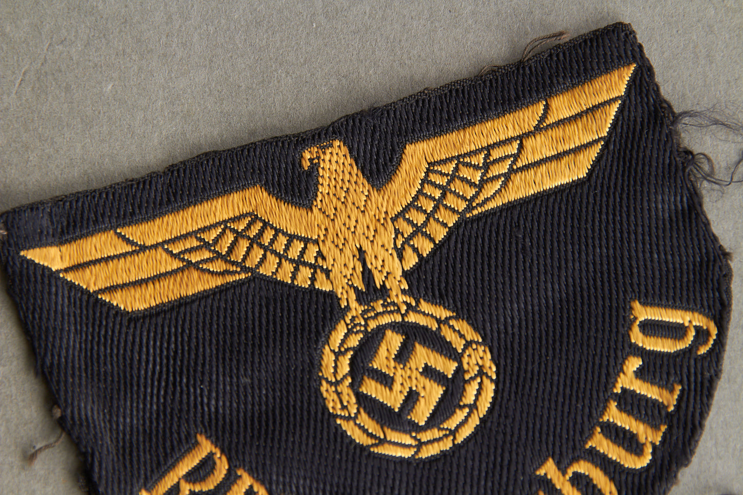 Reichsbahn "RBD Augsburg" Sleeve Insignia. Original.