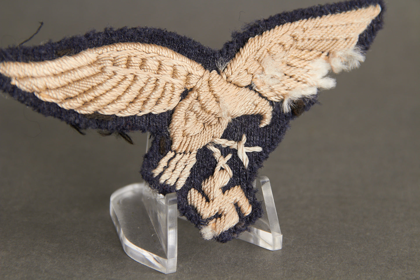 Very Early Luftwaffe "Unteroffizier" Breast Eagle. Tunic removed. Hard to find. Original.