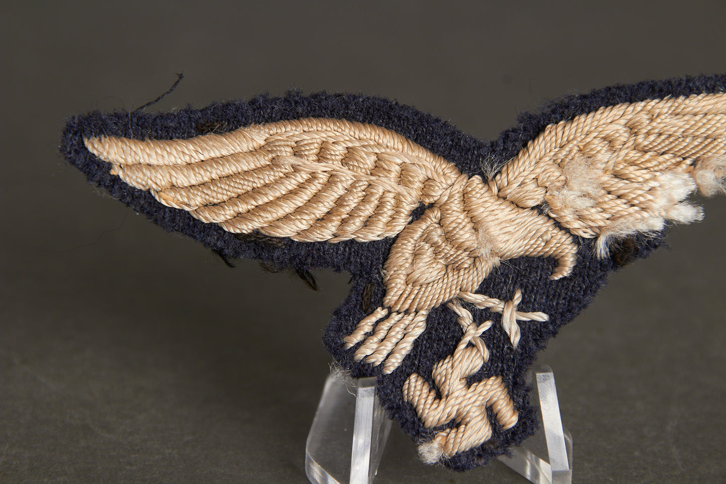 Very Early Luftwaffe "Unteroffizier" Breast Eagle. Tunic removed. Hard to find. Original.