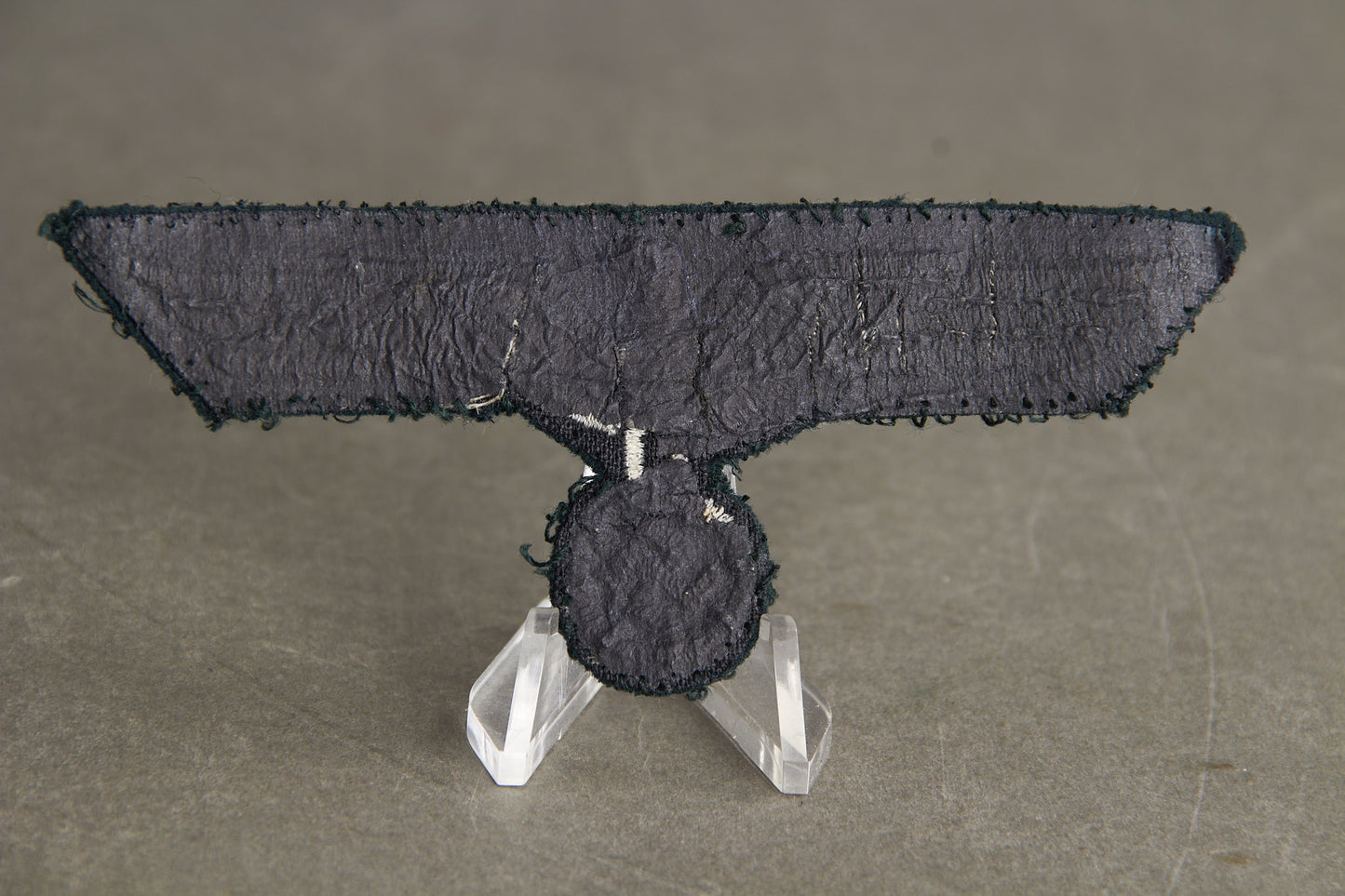 Early 'French made' Wehrmacht Breast Eagle. Tunic removed. Hard to find. Original.