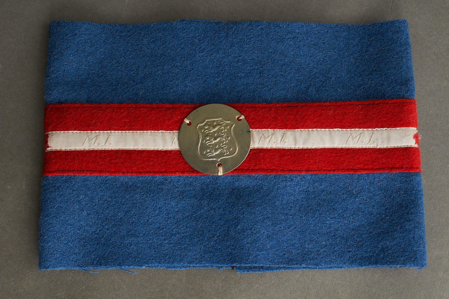 Danish Resistance Member Armband. Original.