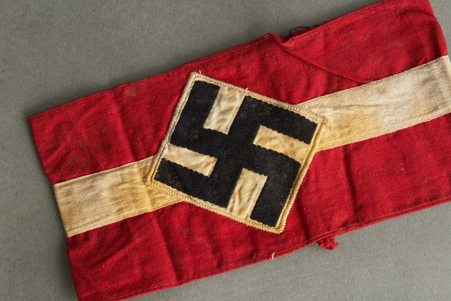 HJ (Hitlerjugend) "Armbinde". Worn Piece. Original.