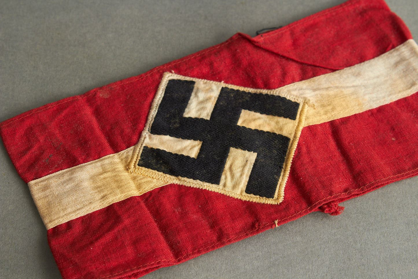 HJ (Hitlerjugend) "Armbinde". Worn Piece. Original.