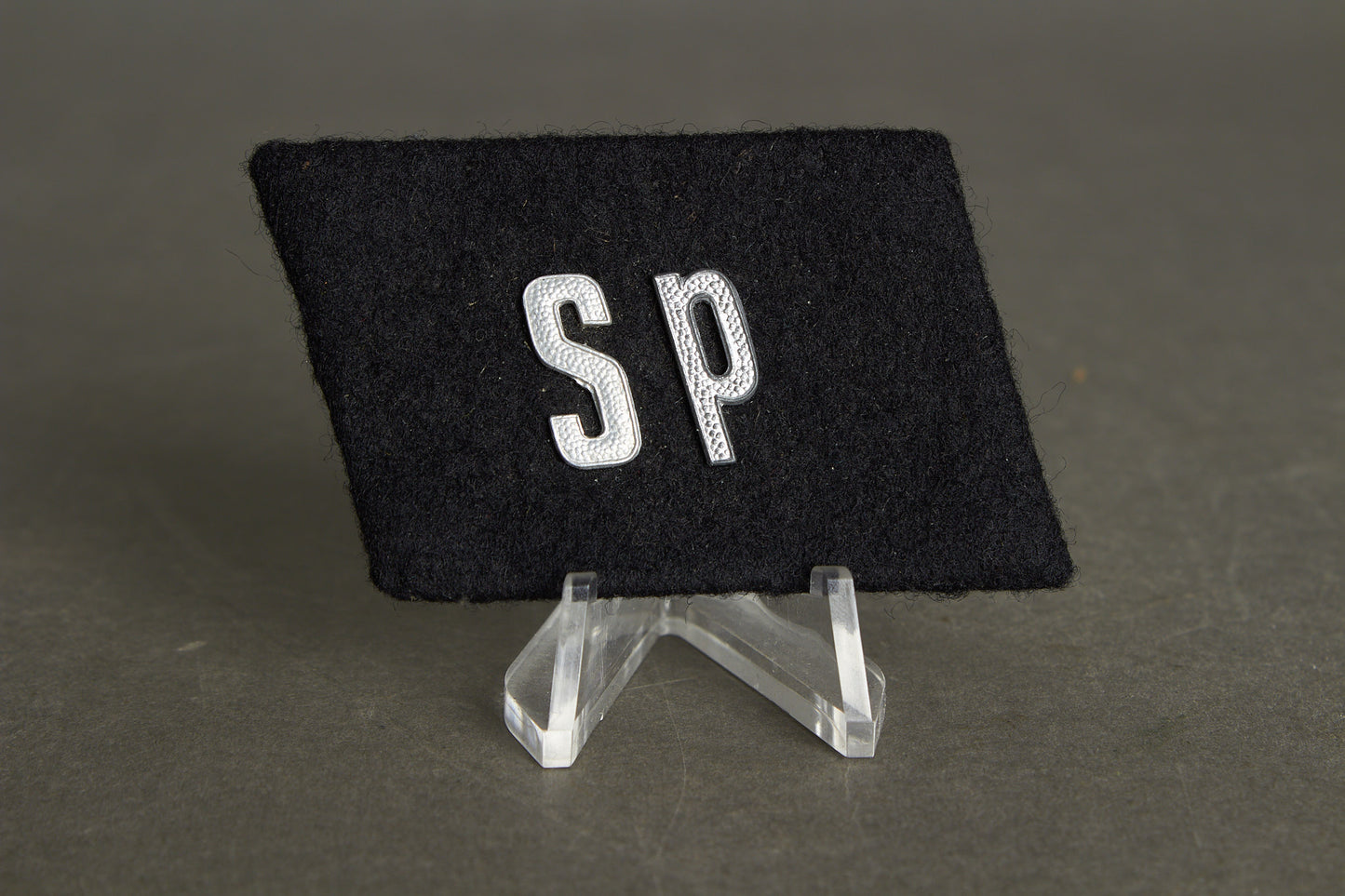Waffen-SS collar tab used by NSKK "Transportgruppe Speer". Rare. Original.