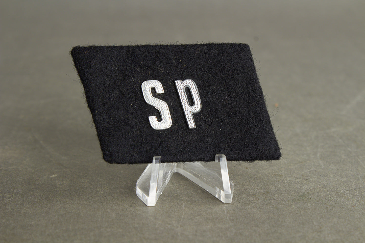 Waffen-SS collar tab used by NSKK "Transportgruppe Speer". Rare. Original.