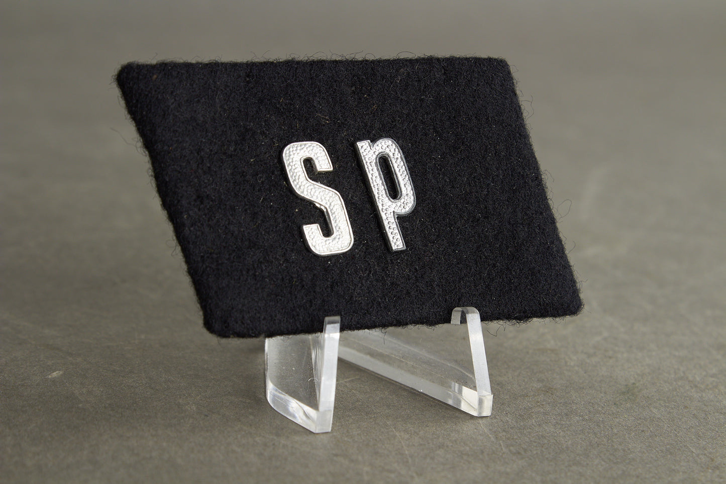 Waffen-SS collar tab used by NSKK "Transportgruppe Speer". Rare. Original.