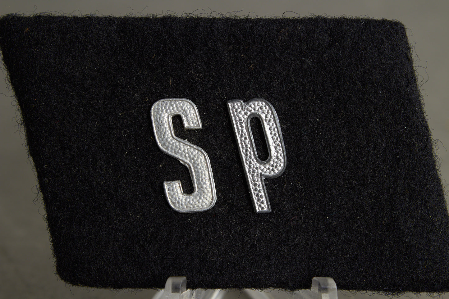 Waffen-SS collar tab used by NSKK "Transportgruppe Speer". Rare. Original.