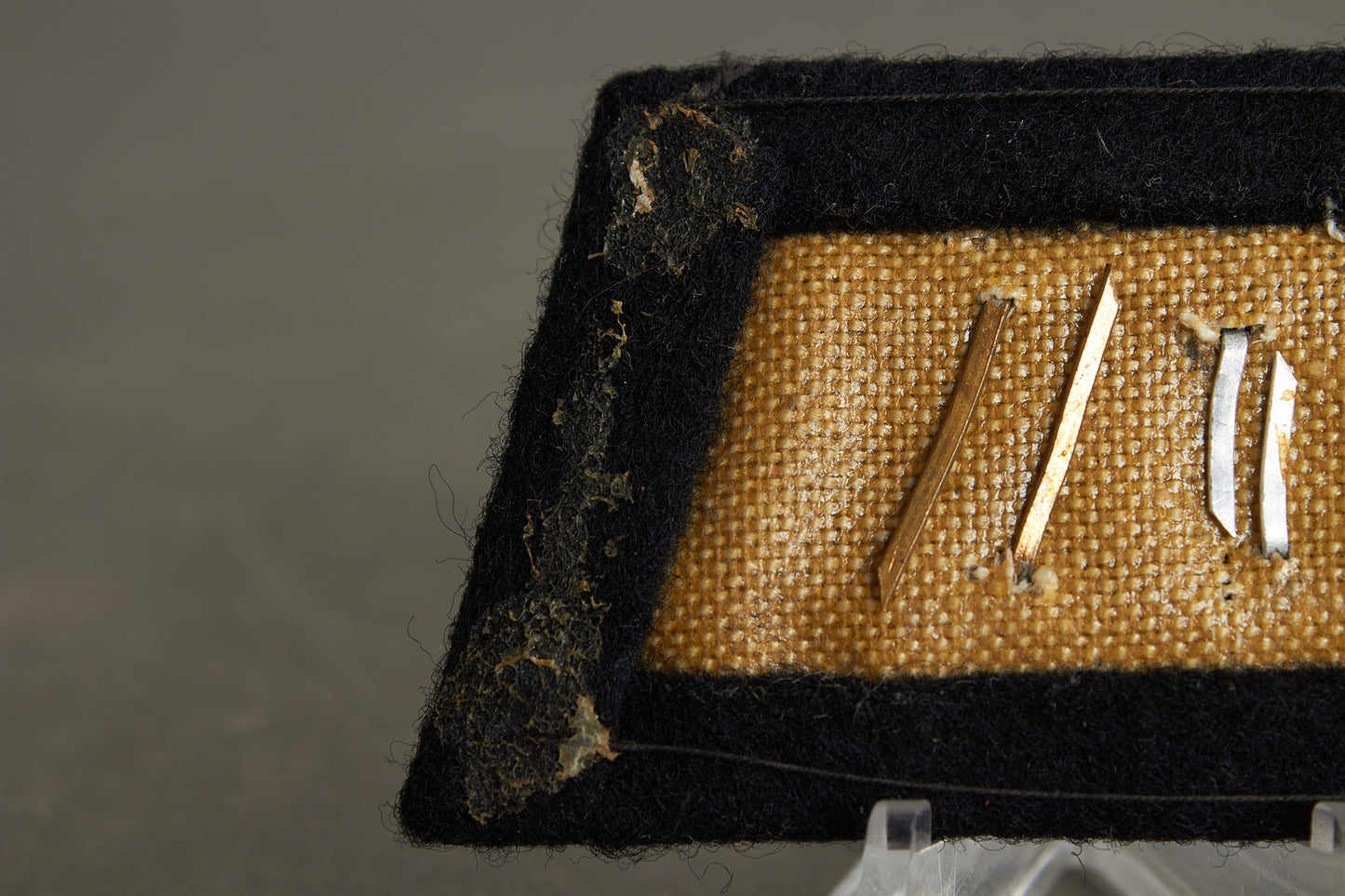 Waffen-SS collar tab used by NSKK "Transportgruppe Speer". Rare. Original.