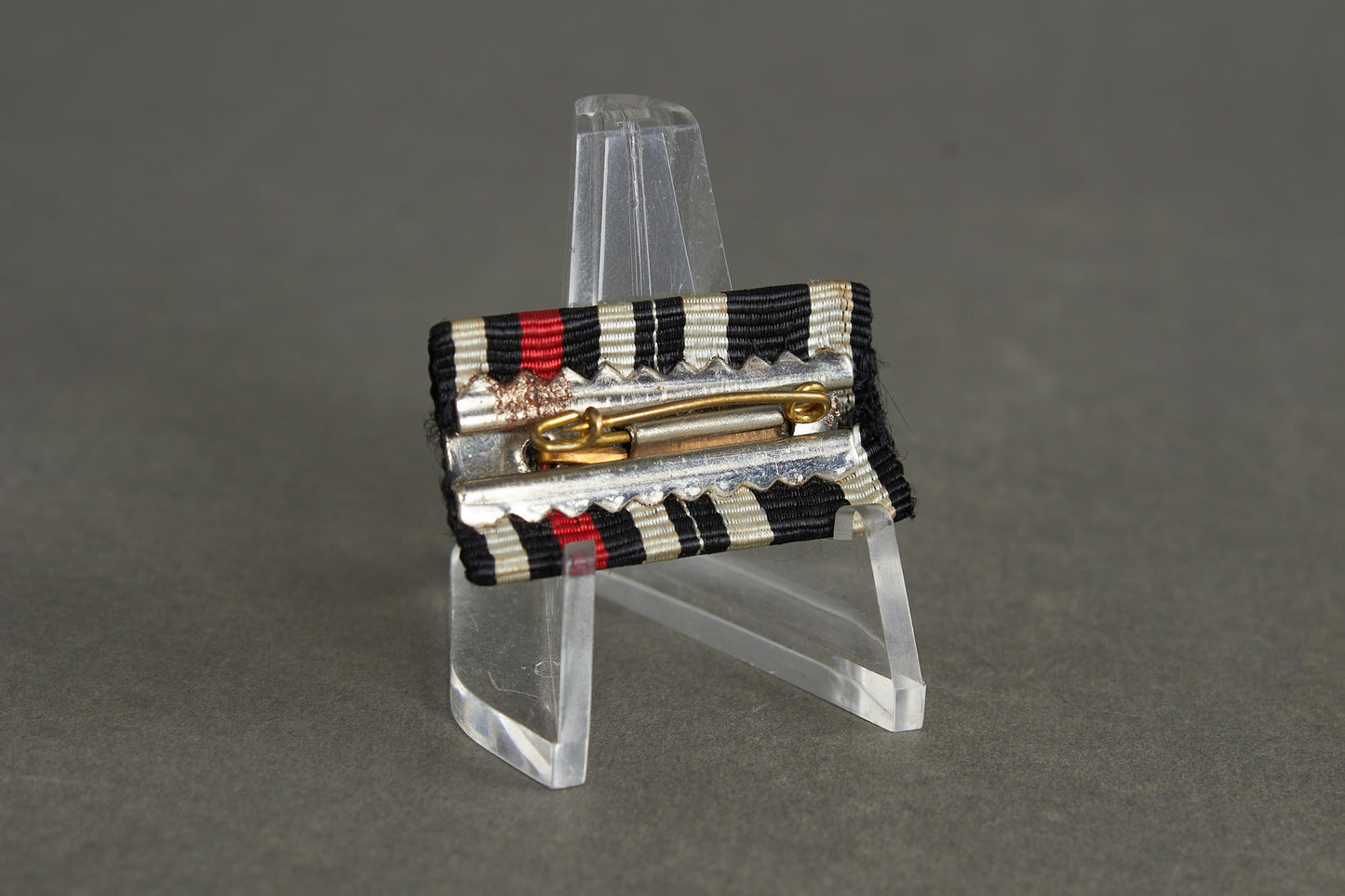 2-Place Ribbon Bar. With Miniatures. Original.