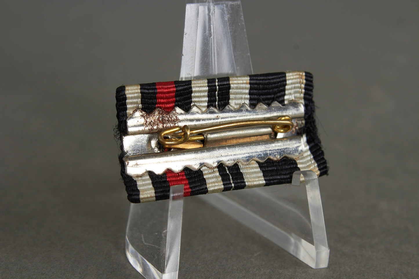 2-Place Ribbon Bar. With Miniatures. Original.