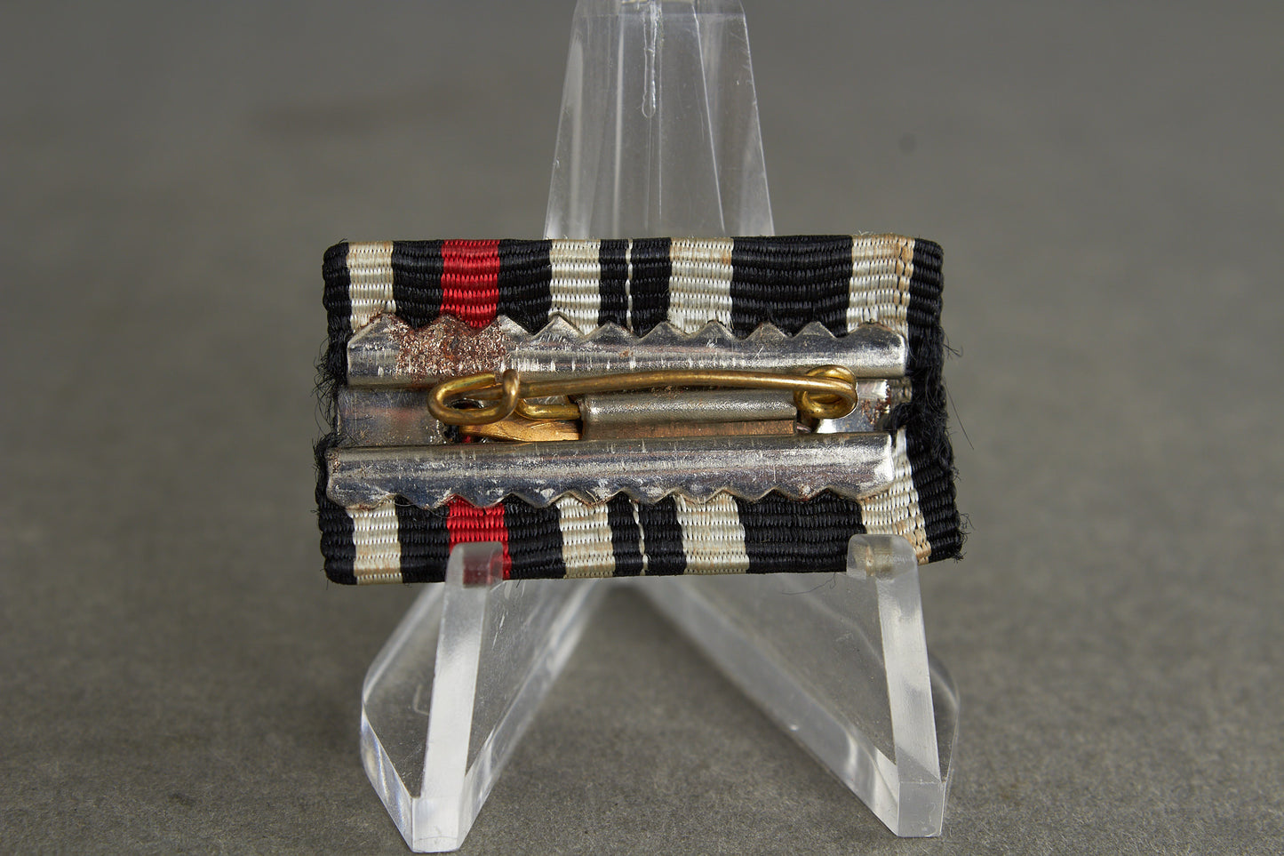 2-Place Ribbon Bar. With Miniatures. Original.