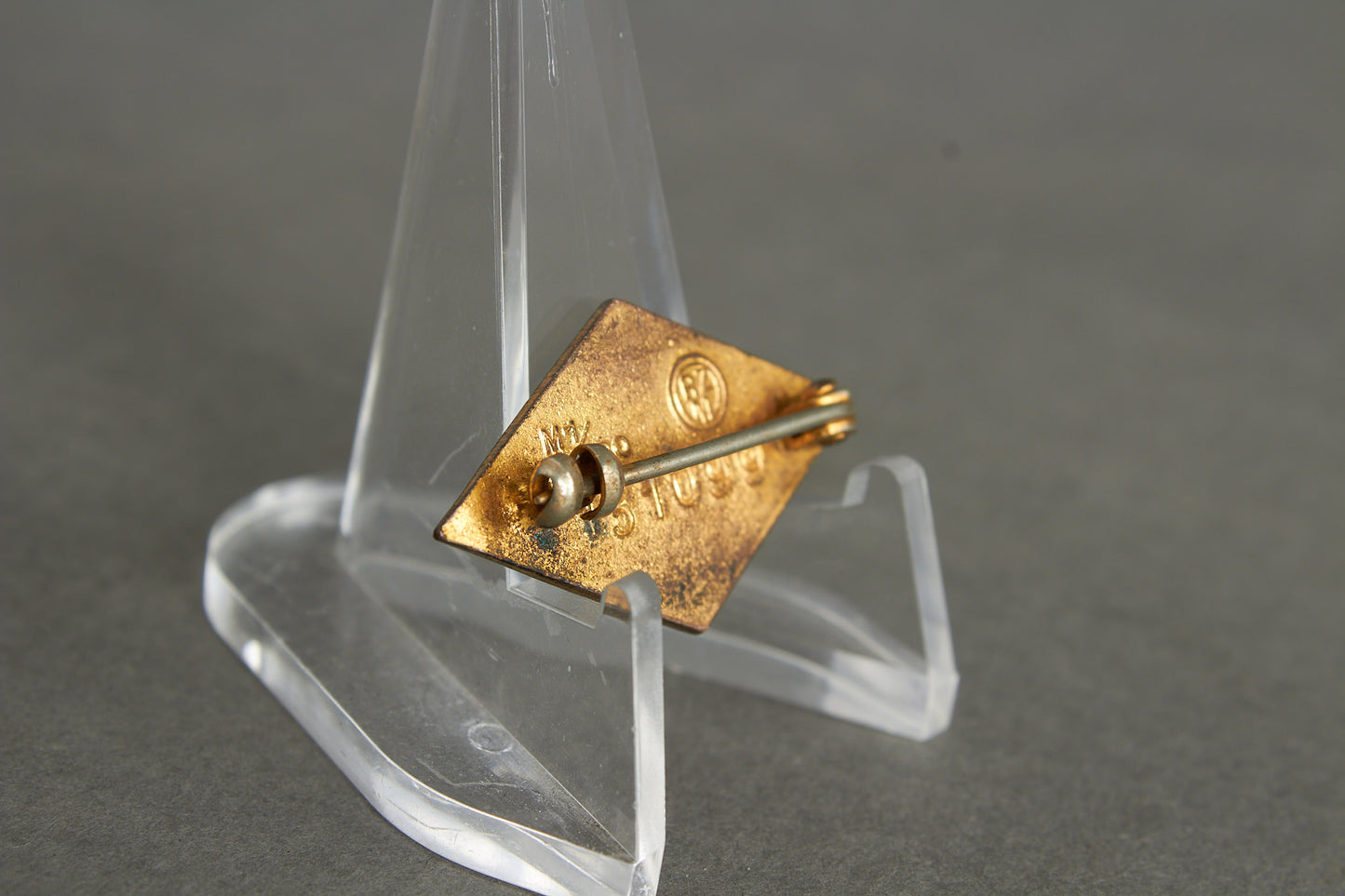 Golden Hitler Youth Honor Badge "Goldene Hitler Jugend Abzeichen". With Member number. Original.