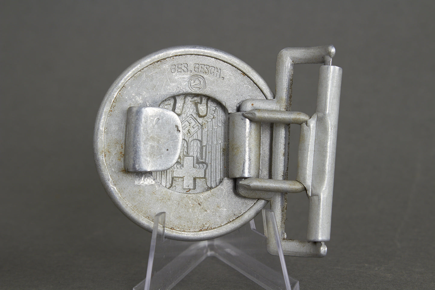 DRK (Deutsches Rotes Kreuz) Officers Belt Buckle "Feldbindeschloss". Original.