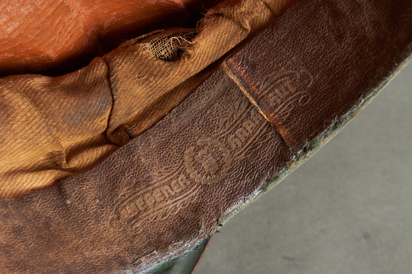 Early Polizei Officer Visor Cap. Original.