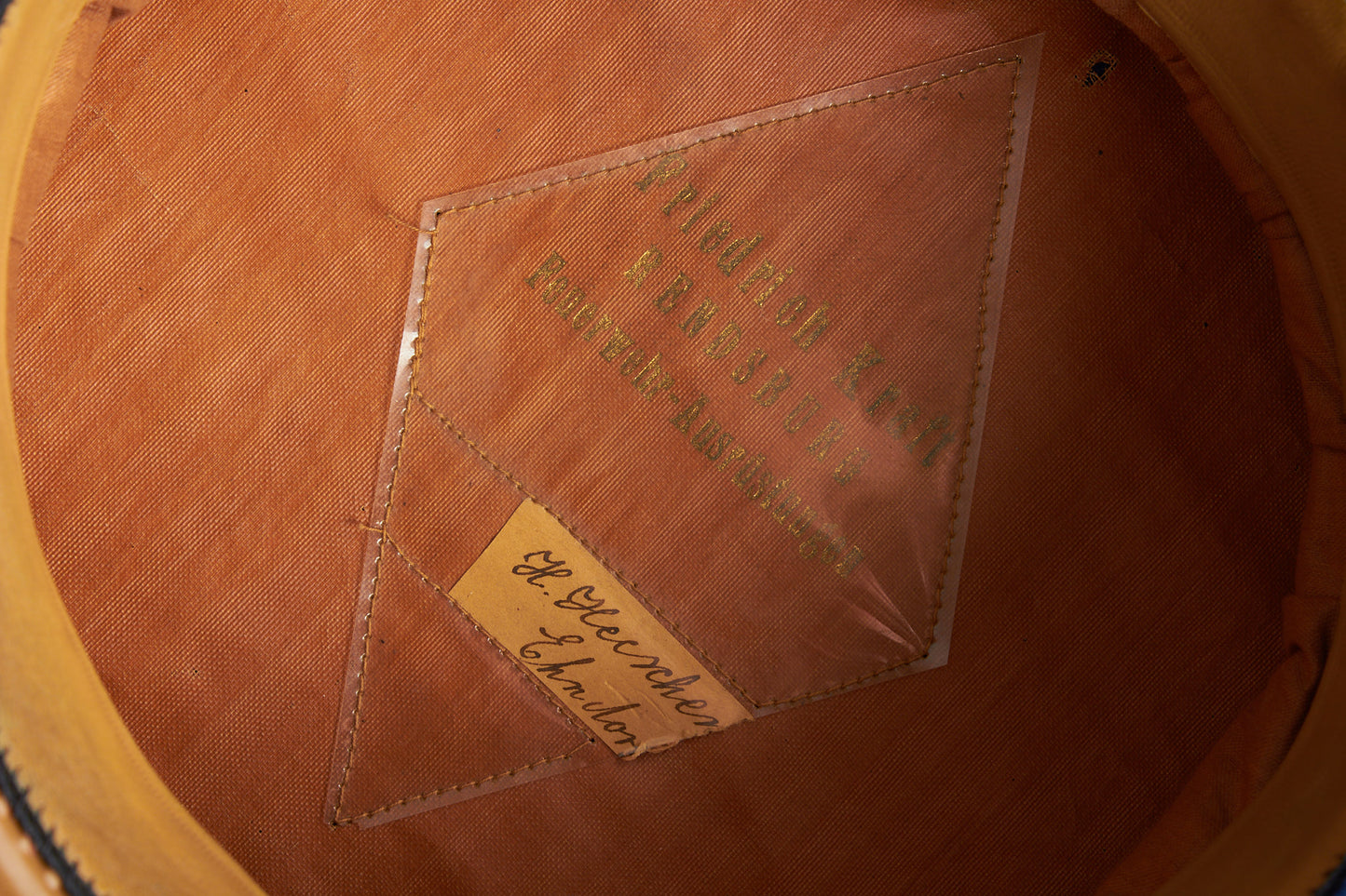 Early Feuerschutzpolizei (Mannschaften/Unteroffiziere) Visor Cap. Original.