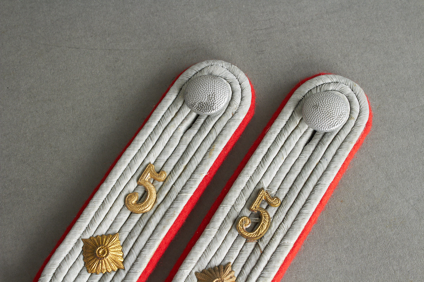 Wehrmacht "Artillerie" Shoulder Boards. "Slip on". Matching pair. Original.