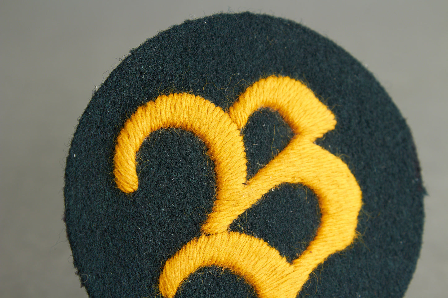 Wehrmacht Ärmelabzeichen "Zahlmeisteranwärter". Luxusausführung. Maker marked. Original.