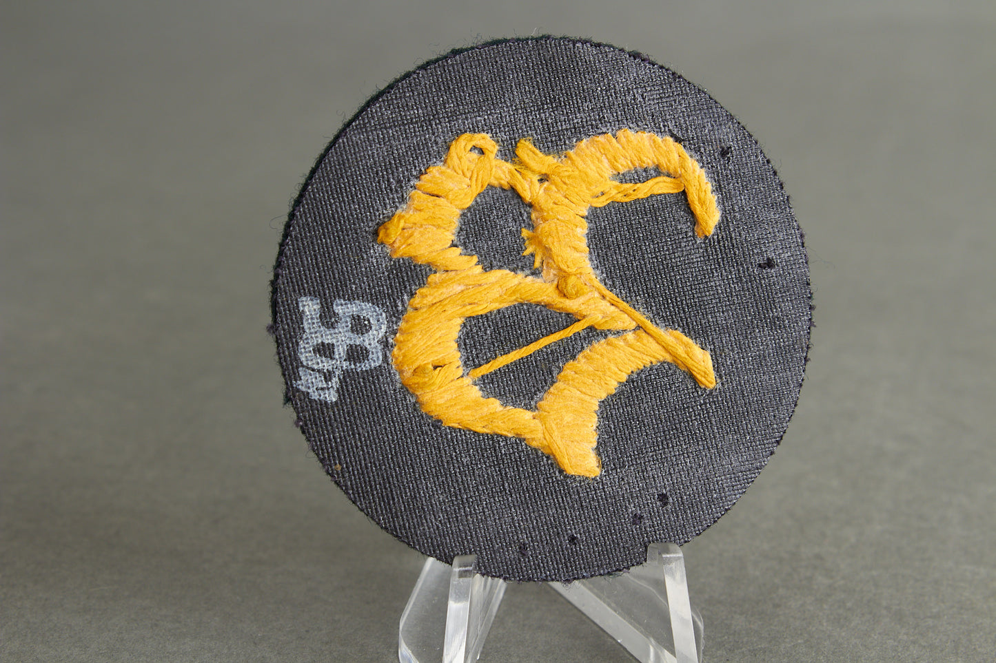 Wehrmacht Ärmelabzeichen "Zahlmeisteranwärter". Luxusausführung. Maker marked. Original.