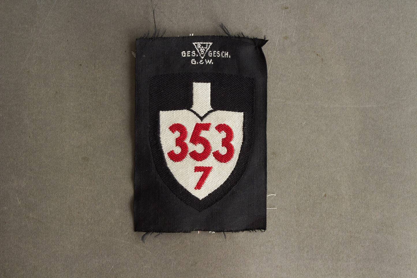 RAD "Reichsarbeitsdienst" Sleeve insignia. Unused. Original.