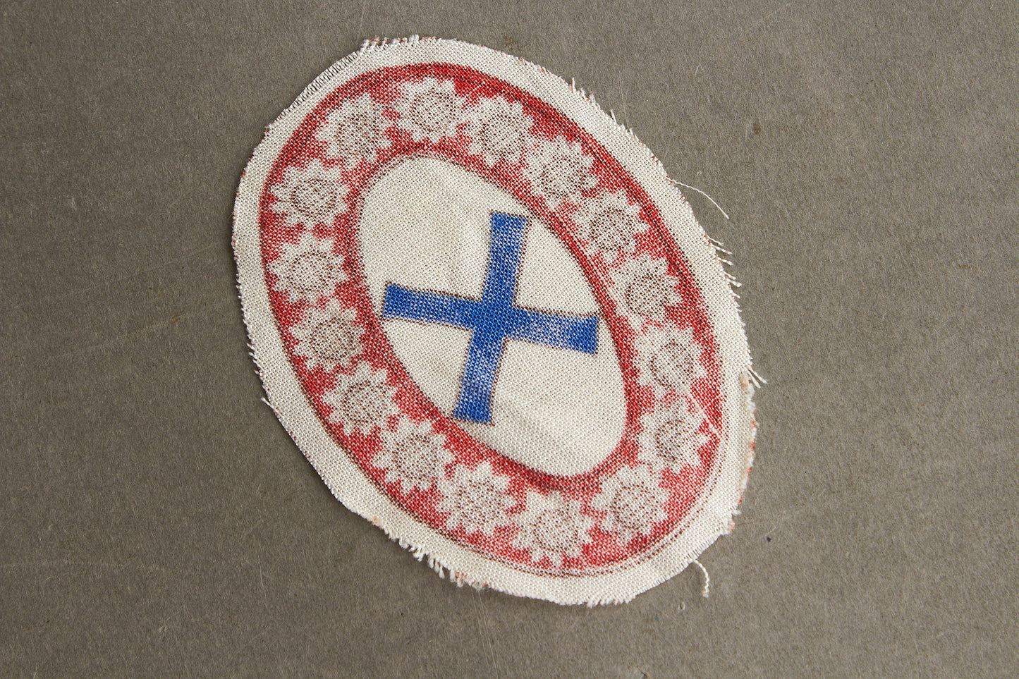 Wehrmacht Foreign Volunteer "Besetztes Russland Ostarbeiter Bewährungsabzeichen" Sleeve Shield. Rare. Original.