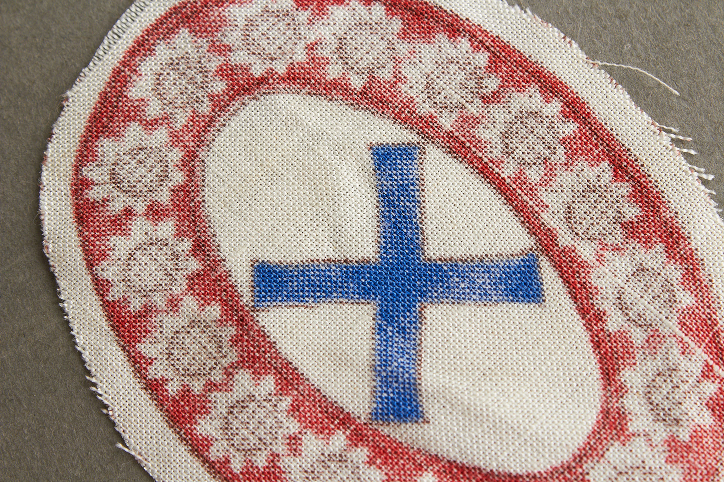 Wehrmacht Foreign Volunteer "Besetztes Russland Ostarbeiter Bewährungsabzeichen" Sleeve Shield. Rare. Original.