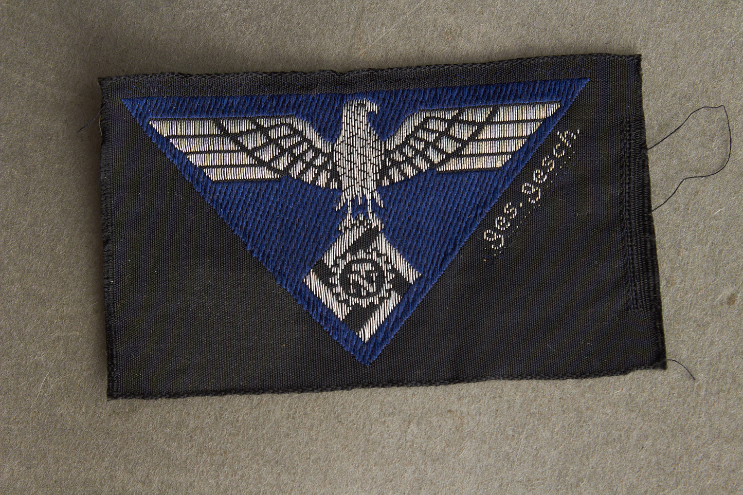 TeNo (Technische Nothilfe) Sidecap Eagle. Unused. Original.