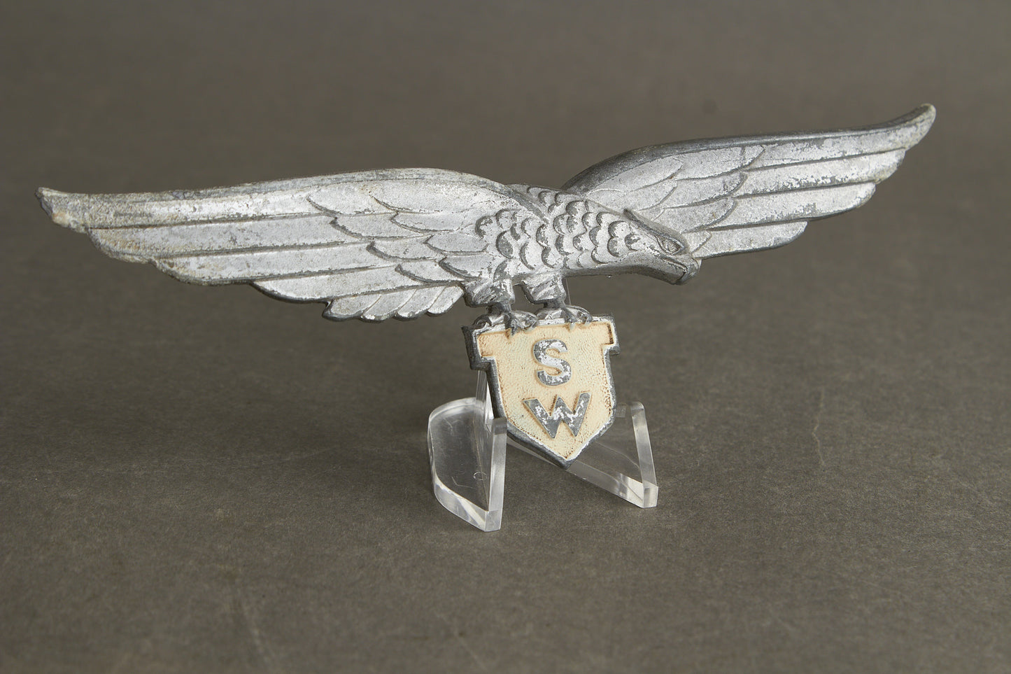 "Siemens Werkschutz" Breast Eagle. With both prongs. Original.