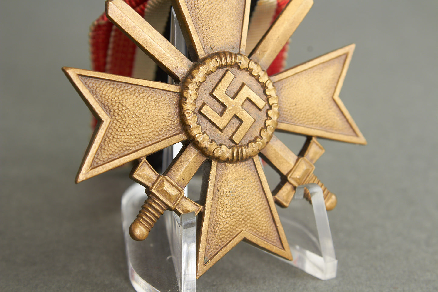 Kriegsverdienstkreuz 2. Klasse w. Swords. Maker marked "87". Original.