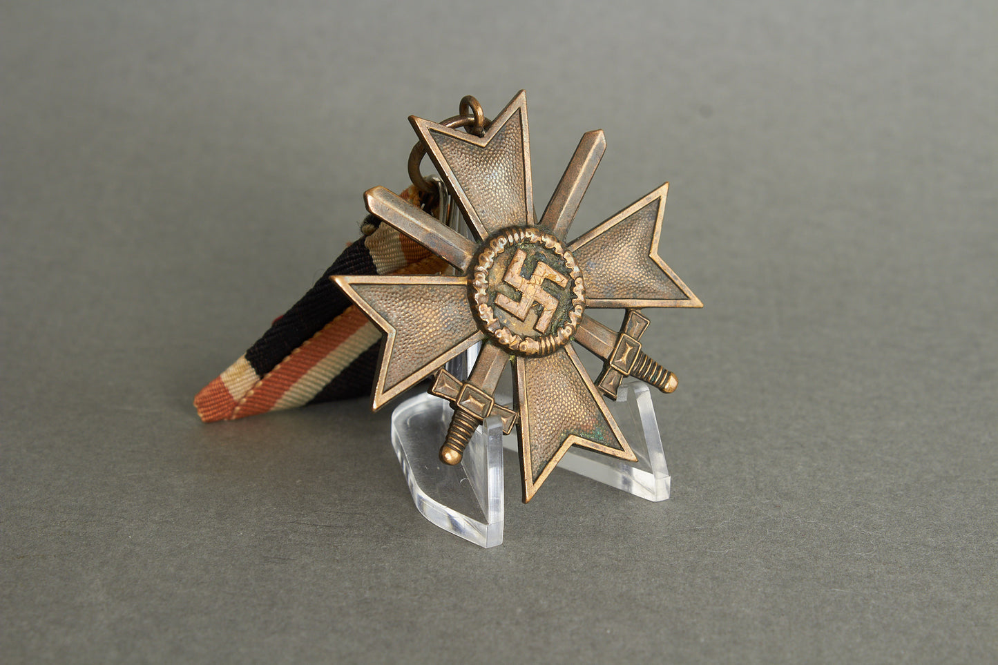 "Kriegsverdienstkreuz 2. Klasse" w. Swords. Austrian Mounted. Original.