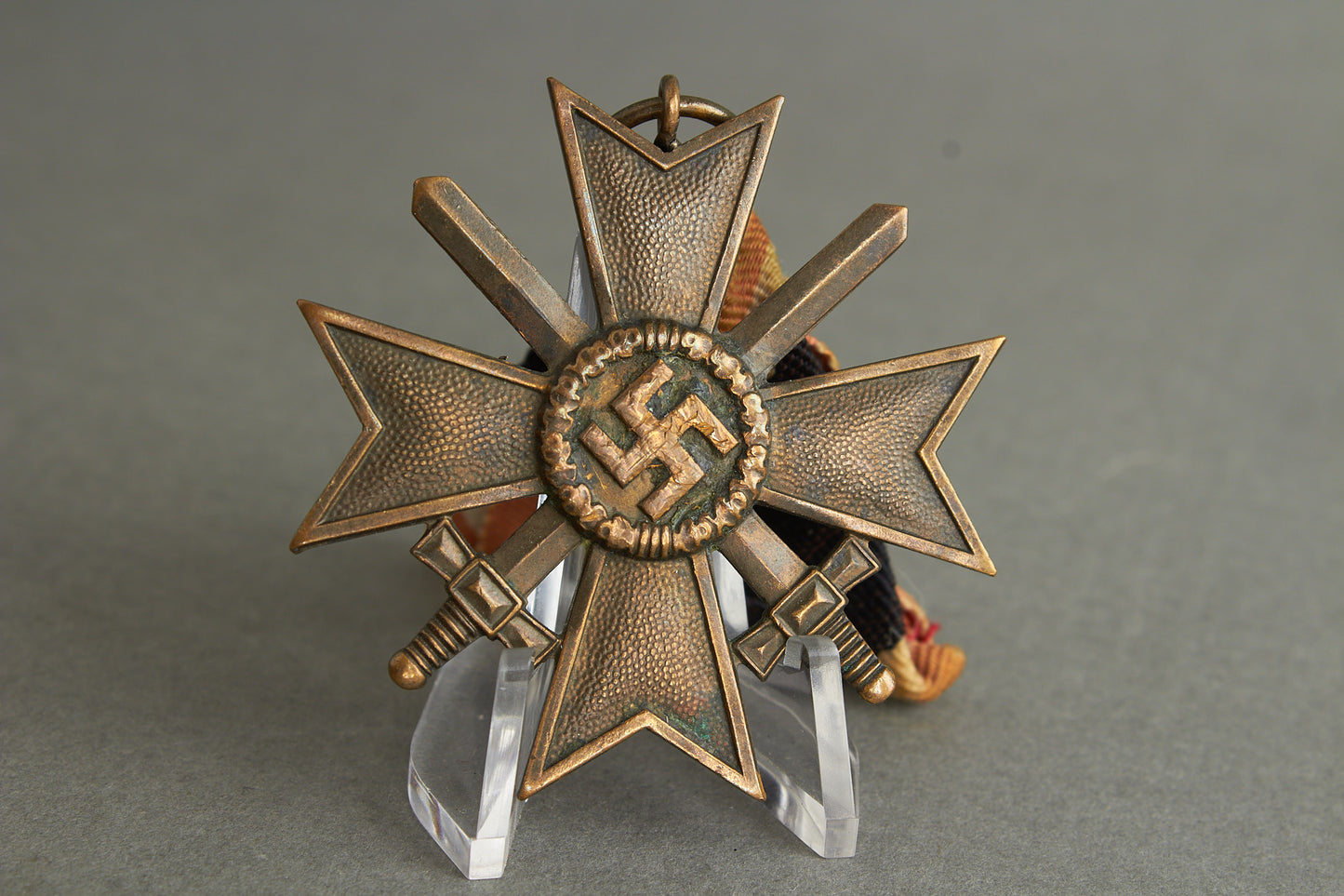 "Kriegsverdienstkreuz 2. Klasse" w. Swords. Austrian Mounted. Original.