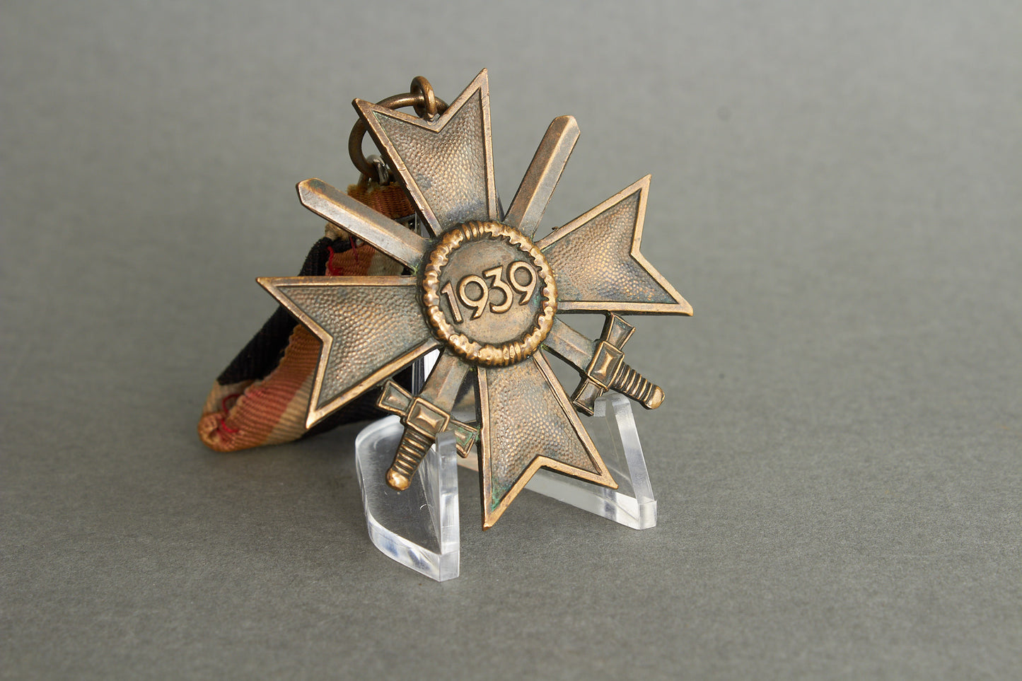 "Kriegsverdienstkreuz 2. Klasse" w. Swords. Austrian Mounted. Original.