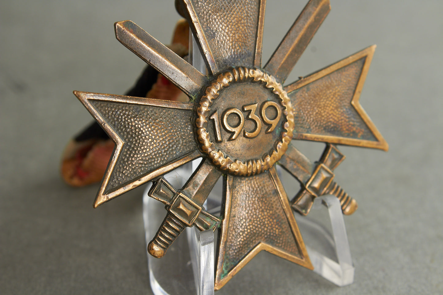 "Kriegsverdienstkreuz 2. Klasse" w. Swords. Austrian Mounted. Original.