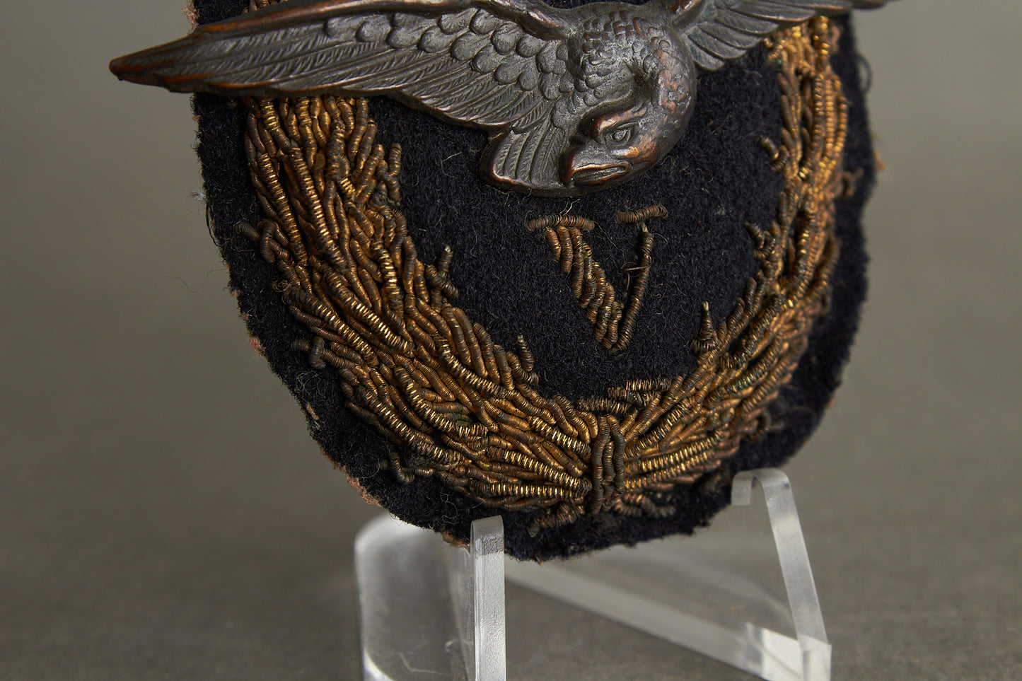 DLV (Deutscher Luftfahrt-Verband) "Mützenabzeichen" Cap Badge. Rare. Original.