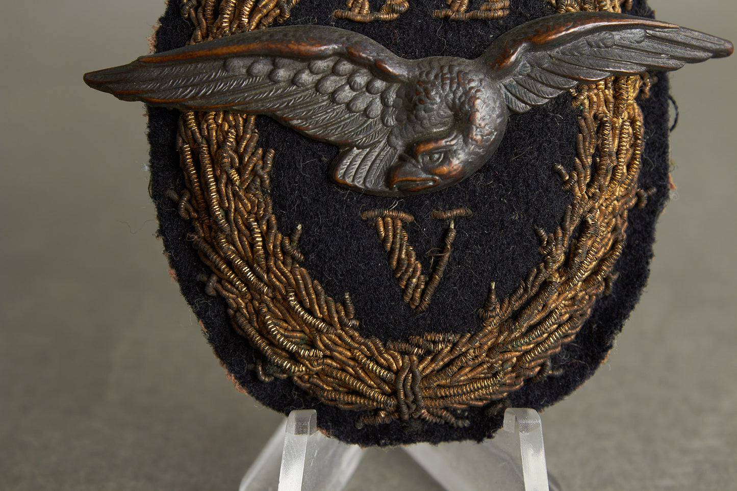 DLV (Deutscher Luftfahrt-Verband) "Mützenabzeichen" Cap Badge. Rare. Original.