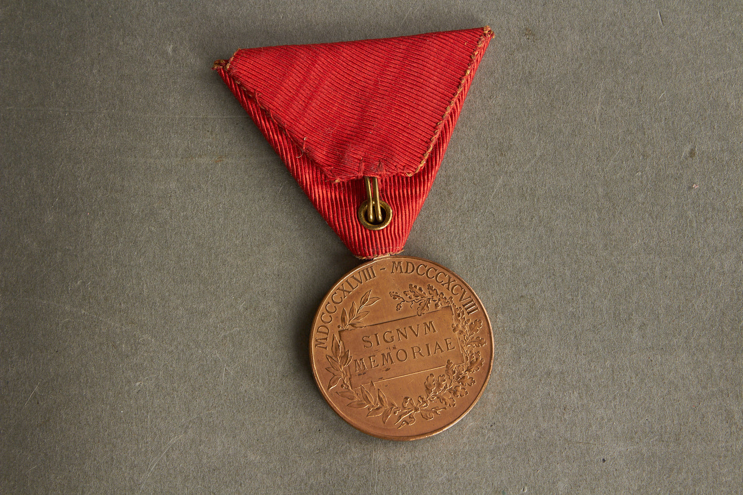 Austrian "Goldene Jubiläums-Erinnerungsmedaille 1898". Original.