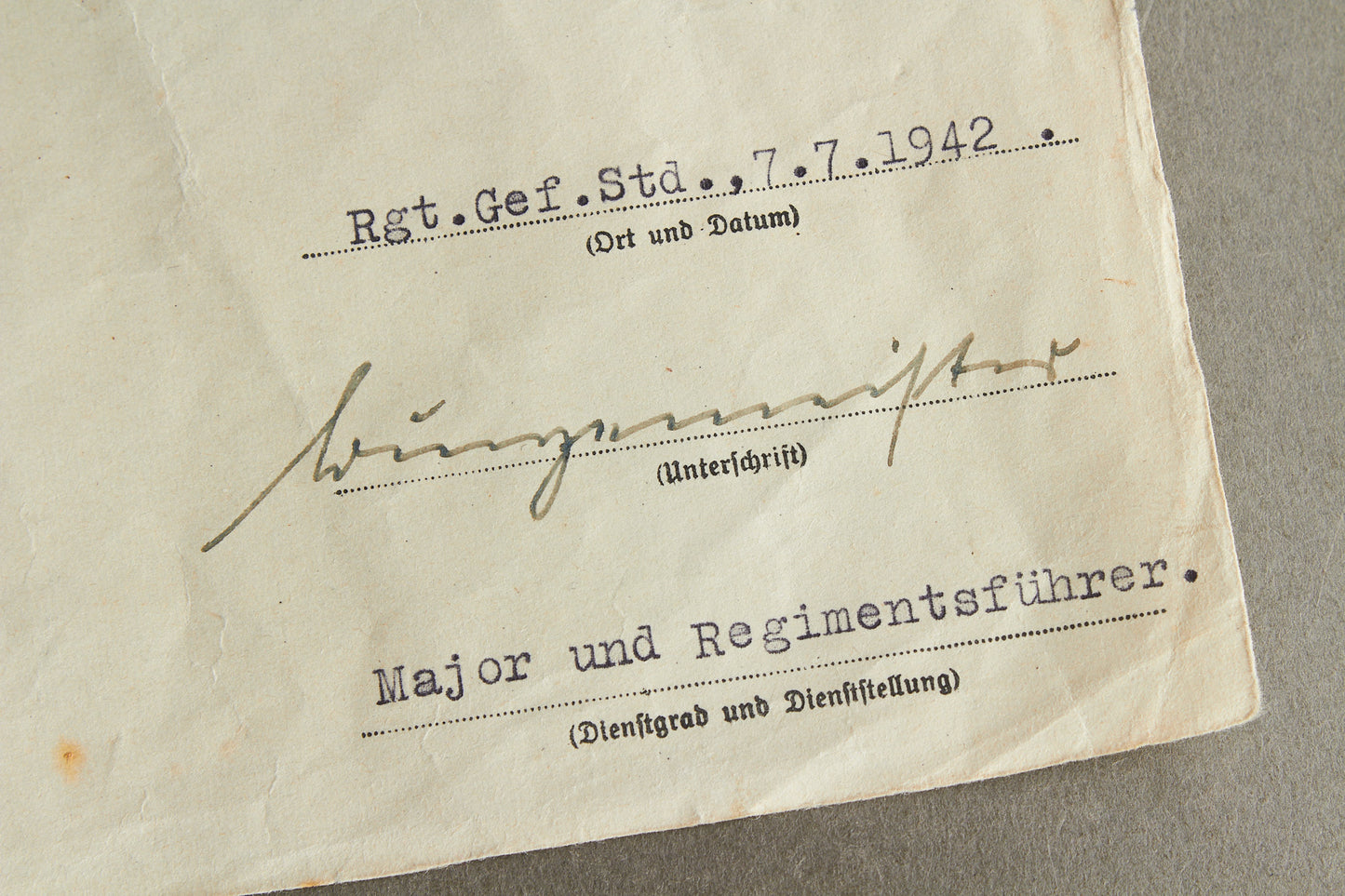 "Infanterie-Sturmabzeichen" in Silver Urkunde. Original.