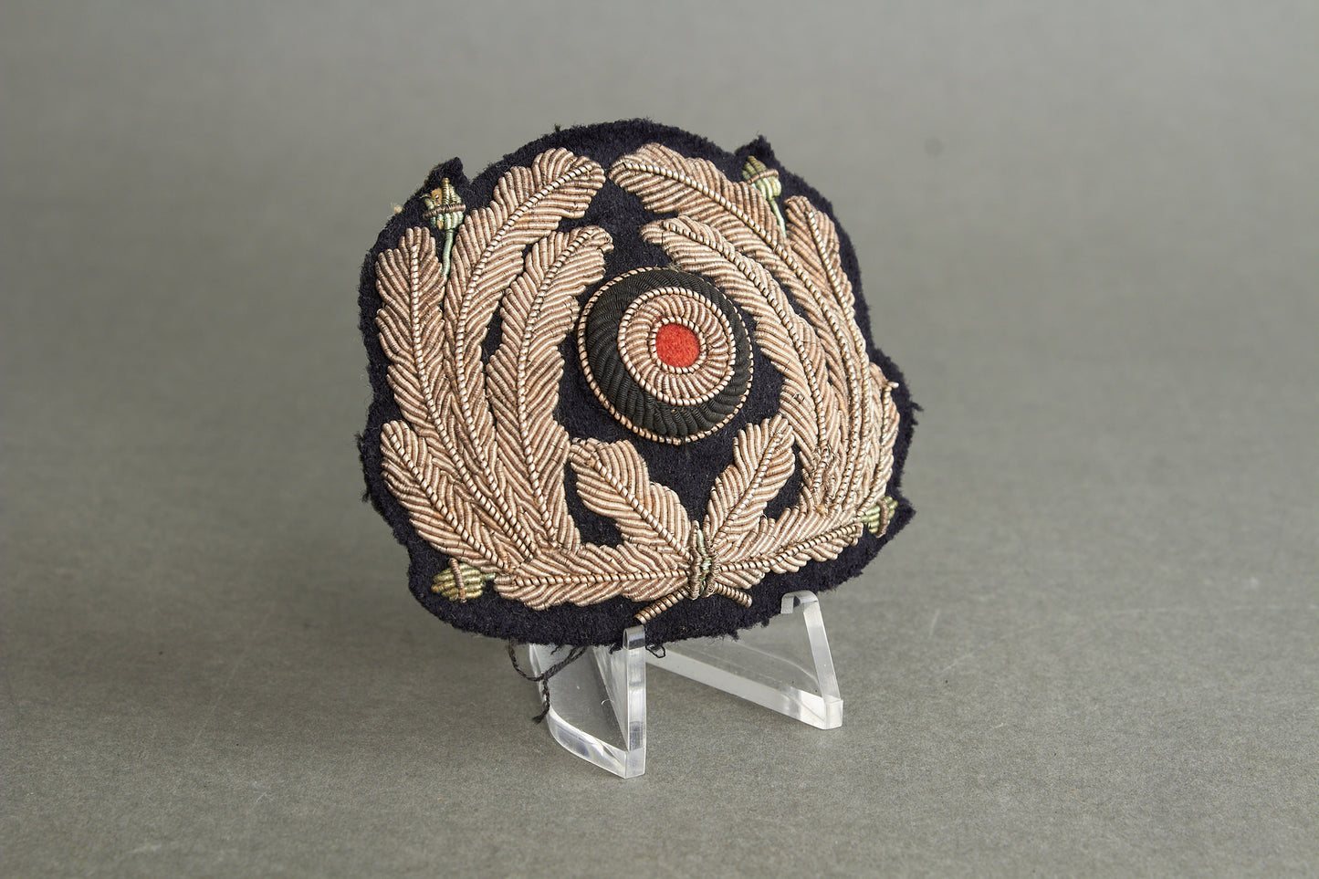 Kriegsmarine Administrative Visor Cap Wreath & Cockade. Maker marked. Original.
