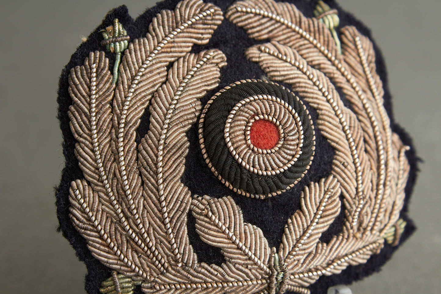 Kriegsmarine Administrative Visor Cap Wreath & Cockade. Maker marked. Original.