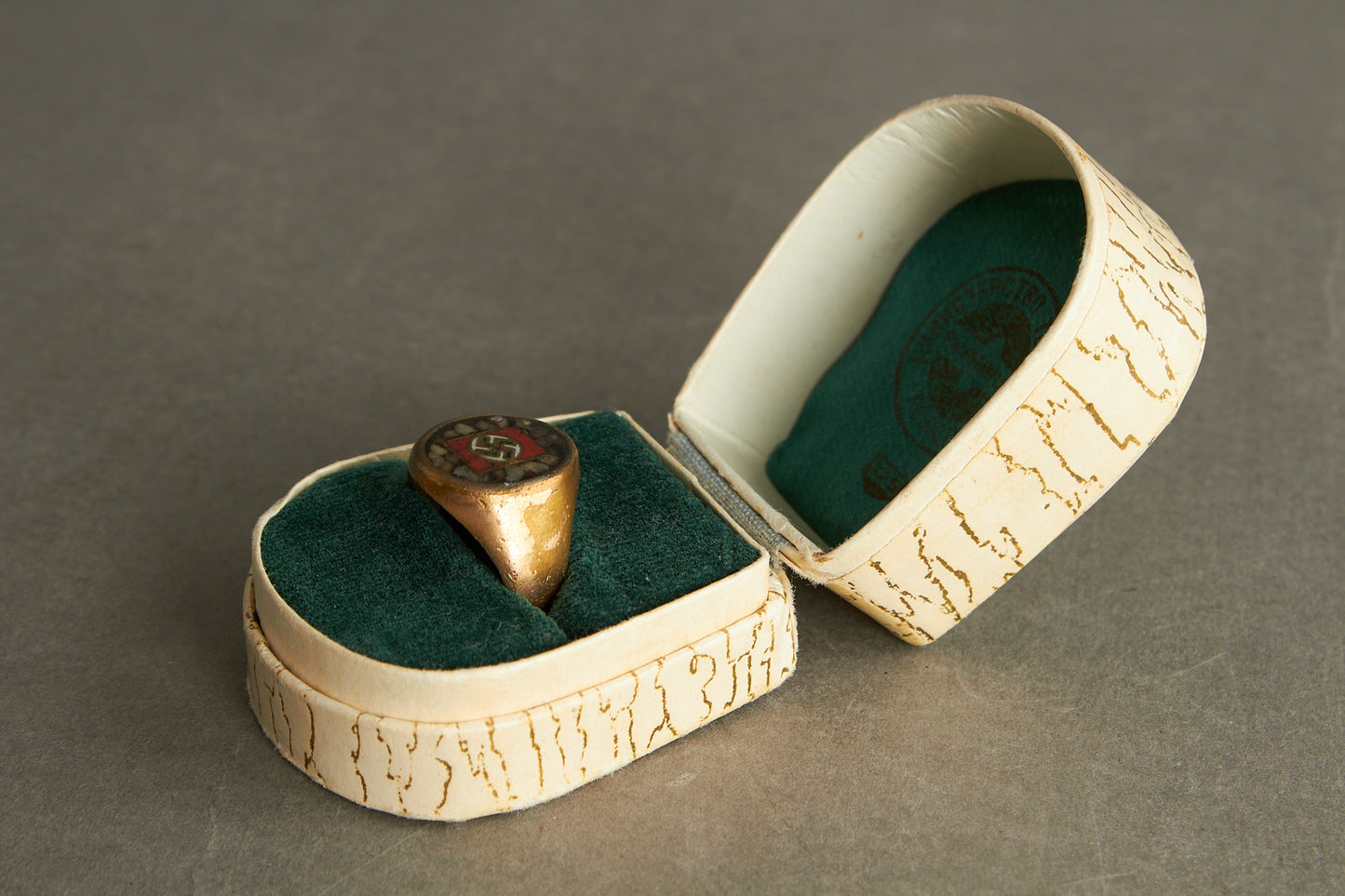 NSDAP Cased Ring. Rare. Original.