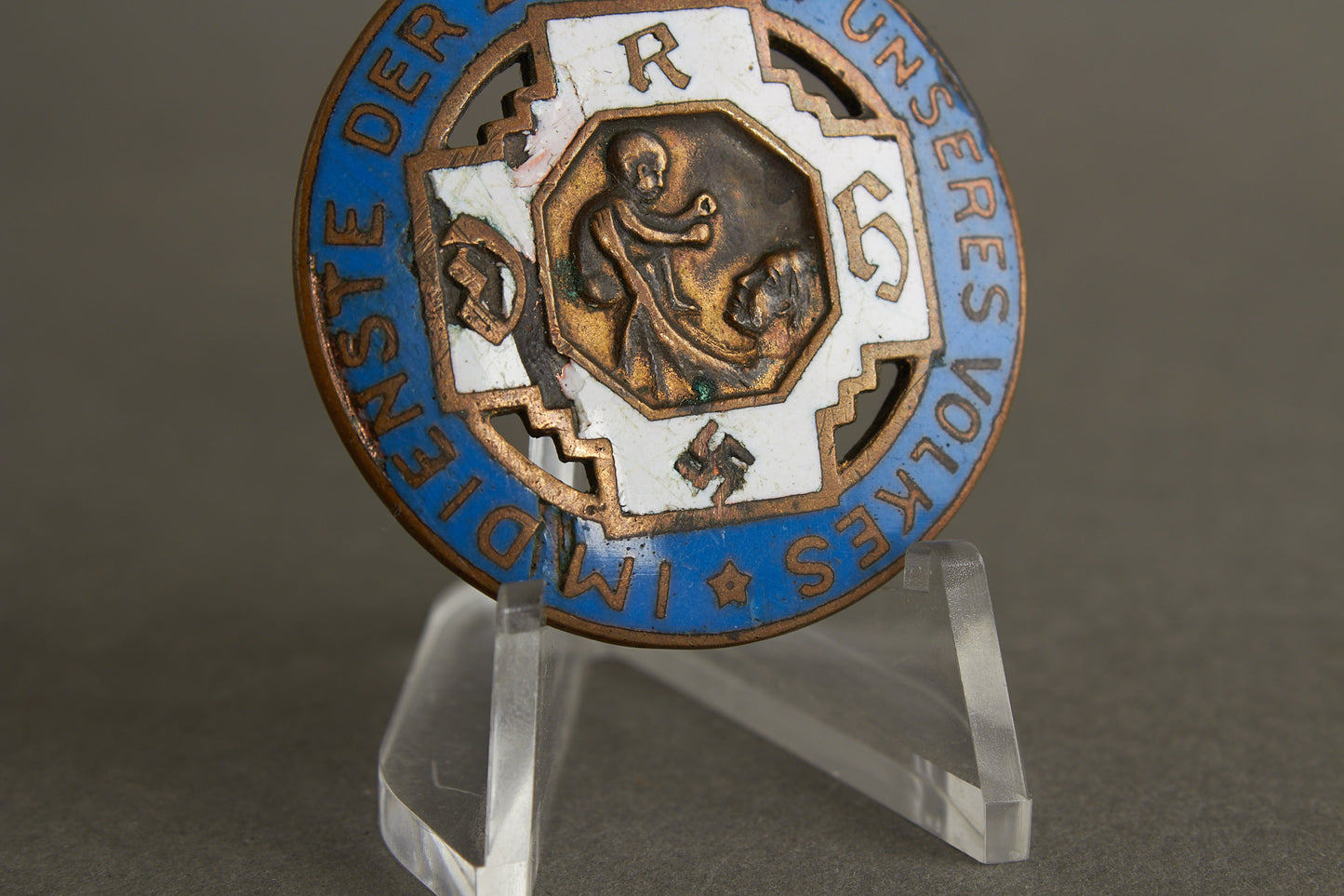 RDH (Reichsfachschaft Deutscher Hebammen) Brosche. Original.